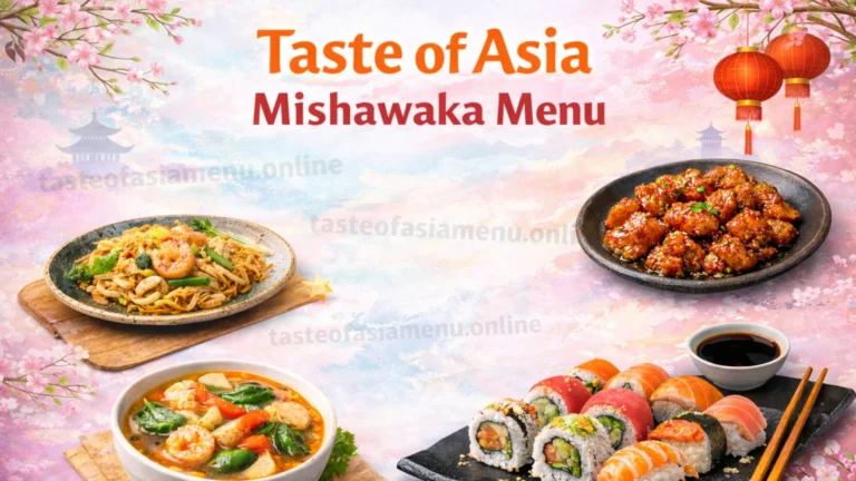 Taste of Asia Mishawaka Menu