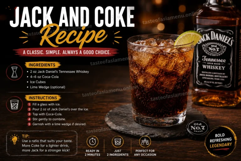 Jack and Coke Recipe