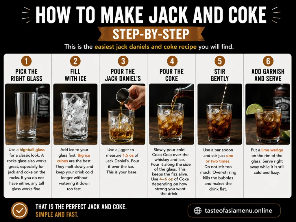 Jack and Coke Recipe Step-by-Step