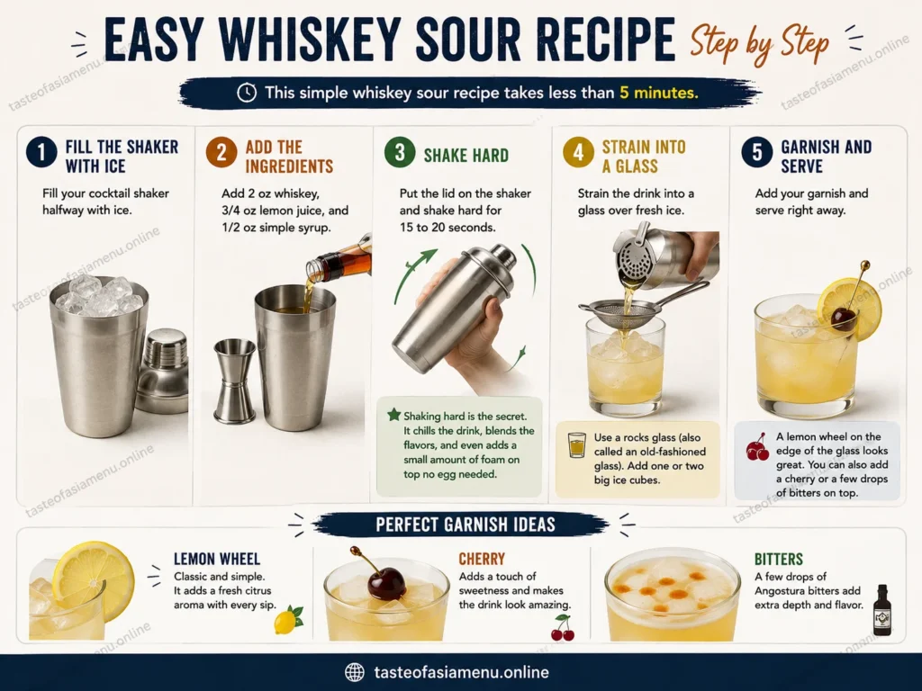 Whiskey Sour Recipe